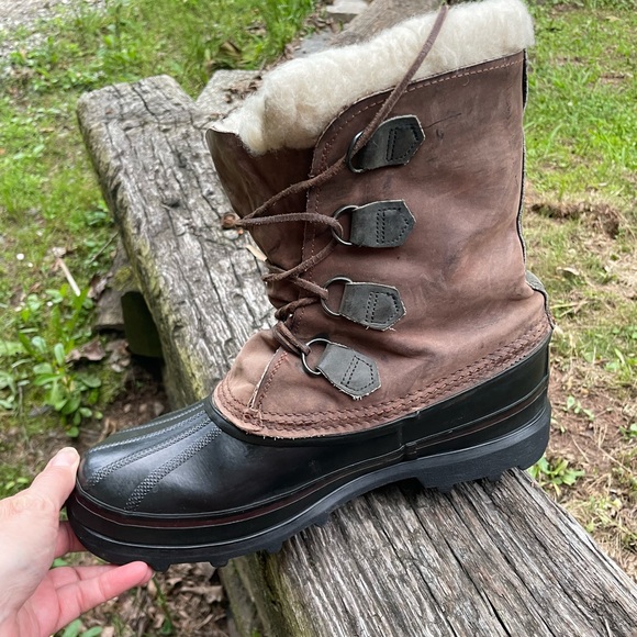 Sorel Caribou Winter Waterproof Boots Size 10 - Picture 6 of 15